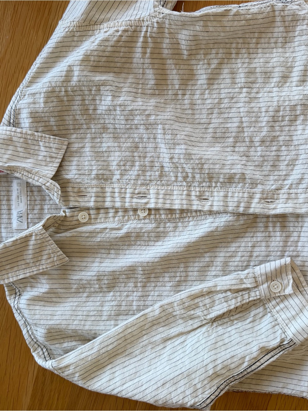 Zara kids Striped Button-Down Shirt